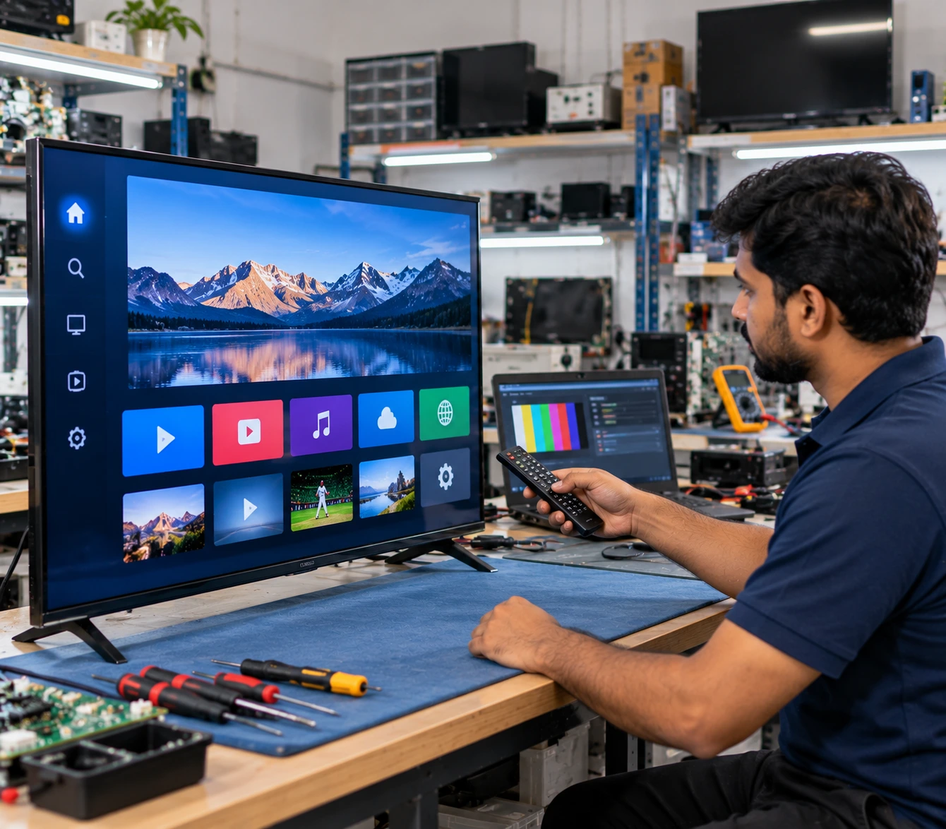 Smart TV diagnostics