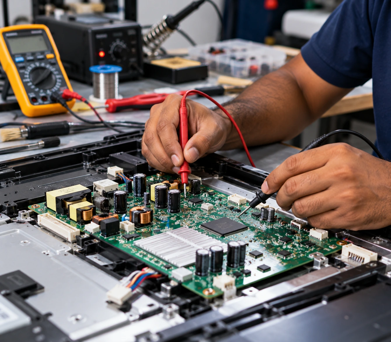TV circuit board repair